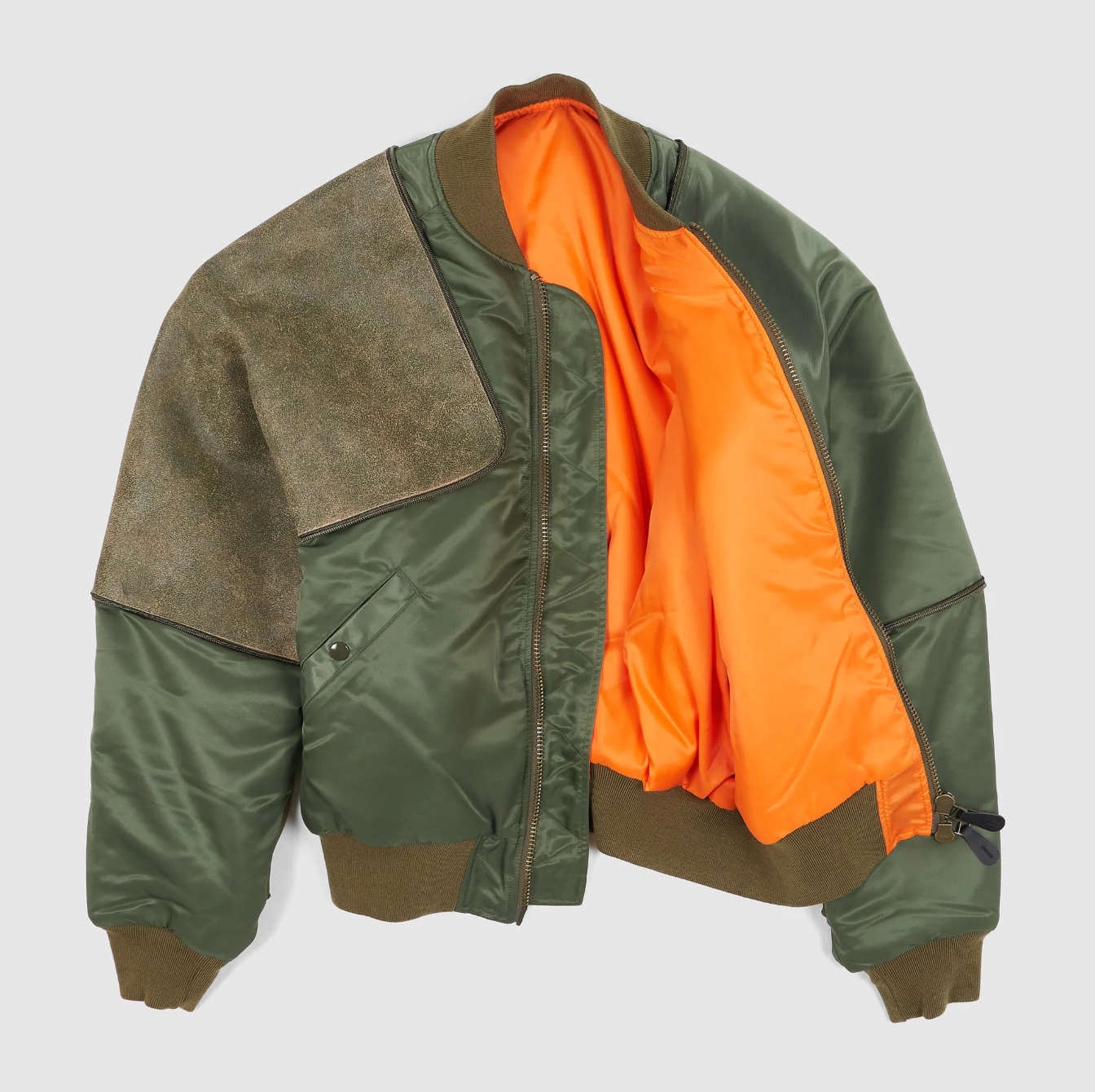Army Pillow Bomber Jacket